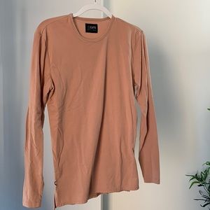 CUTS Clothing Split Hem Long Sleeve